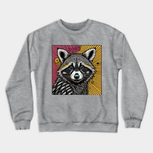 Strawberry Lemonade Raccoon Crewneck Sweatshirt